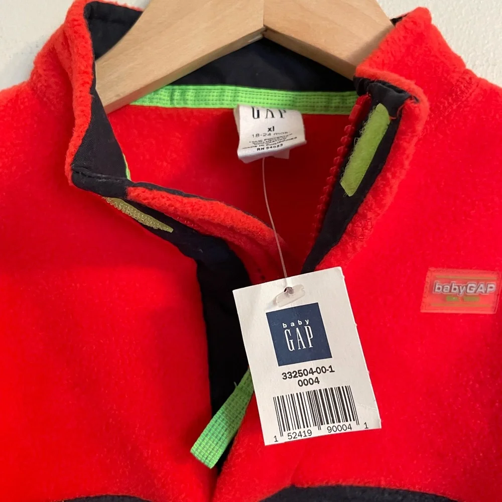 Baby Gap Boy’s Fleece Jacket Coat NWT XL 18-24 Months